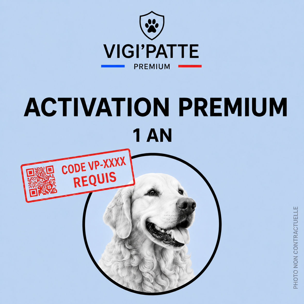 VIGI’PATTE Premium — Activation 1 an
