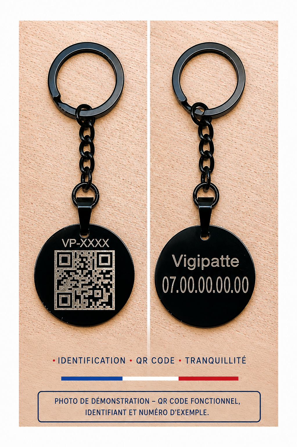 Médaille personnalisée VIGIPATTE