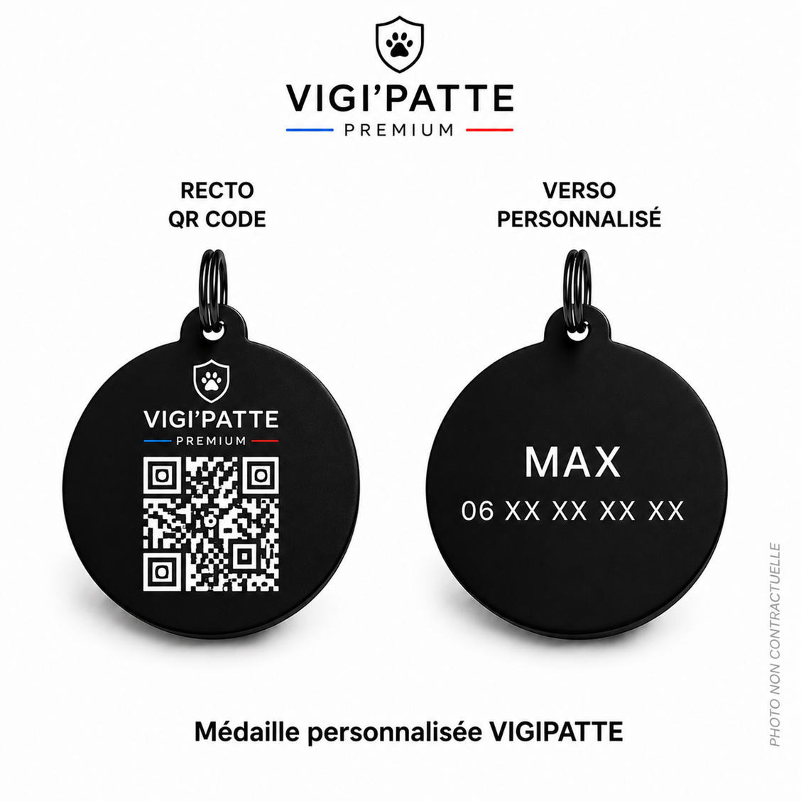 Médaille personnalisée VIGIPATTE